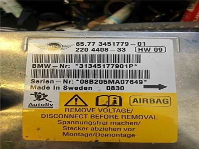 Centralita Airbag Mini Mini 1.6 COOPER D [1.6 LTR. - 80 KW 16V DIESEL CAT]