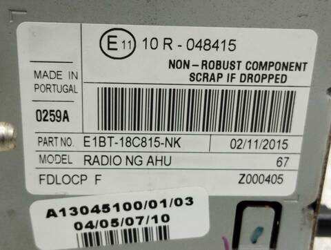 Foto 3ª: Sistema Audio Radio CD Ford Kuga ST-LINE 2WD 180CV 132KW [JTMA] (2016)