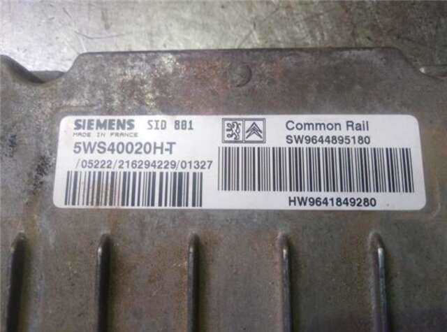 Foto 1ª: Centralita Motor ECU Peugeot 307 2.0 HDI 90 [RHY (DW10TD)]