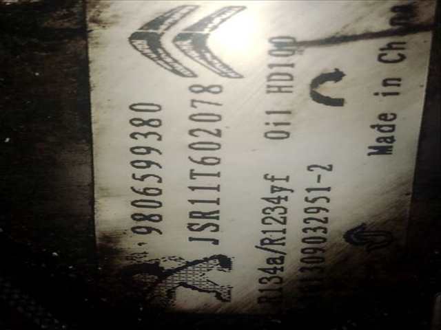 Compresor Aire Acondicionado Citroen C Elysee 1.6 HDI 92