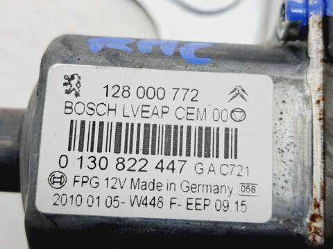 Foto 3ª: Elevalunas Manual Trasero Izquierdo Citroen C5 BUSINESS BERLINA 140CV 103KW [RHF] (2010)