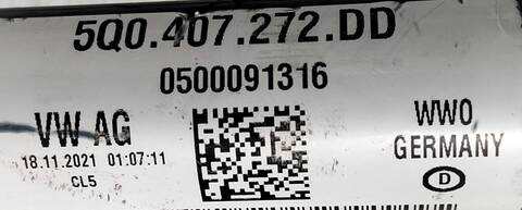 Foto 2ª: Transmision Delantera Derecha Skoda Karoq STYLE 1 16V TSI ACT 150CV [DPCA] (2017)