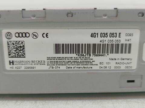 Foto 3ª: Sistema GPS Audi A6 3.0 TDI QUATTRO 245CV 180KW [CDUD] (2012)
