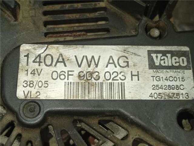 Alternador Audi A4 2.0 TDI 16V (103KW) [2.0 LTR. - 103 KW TDI]