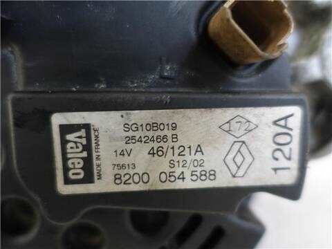 Foto 3ª: Alternador Renault Scenic 1.9 DCI CENTURY 102CV 75KW I JA...) [D/F9Q K7] (2002)