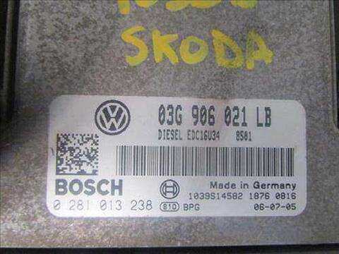 Foto 2ª: Centralita Motor ECU Skoda Octavia 1.9 TDI BERLINA 105CV 77KW [BXE] (2006)