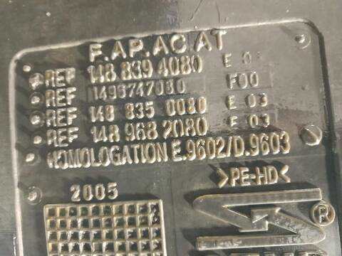 Foto 3ª: Deposito de Combustible Citroen Jumpy 1.9 DIESEL 69CV [D/ WJY] (2003)