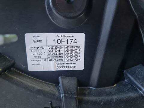 Foto 2ª: Elevalunas Eléctrico Delantero Izquierdo Mercedes Clase C 160 C 350 T E 205.247) 279CV FAMILIAR [274920] (2015)