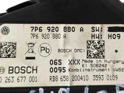 Cuadro de Instrumentos Volkswagen Touareg 3.0 V6 TDI