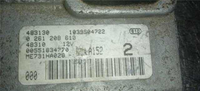 Foto 1ª: Centralita Motor ECU Alfa Romeo 147 1.6 T.SPARK ECO DISTINCTIVE [1.6 LTR. - 77 KW 16V CAT] [AR 37203]