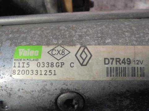 Foto 2ª: Motor de Arranque Renault Megane 1.9 DCI DIESEL BERLINA 120CV 88KW II CLASSIC BERLINA [F9Q B8] (2005)