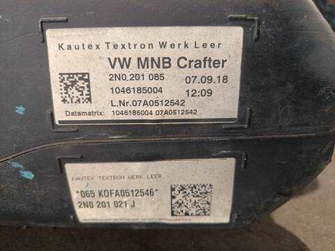 Foto 3ª: Deposito de Combustible Volkswagen Crafter 2.0 TDI 4MOTION 140CV 103KW [DAUA] (2019)