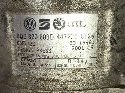 Foto 3ª: Compresor Aire Acondicionado Volkswagen Polo 1.9 TDI (2001)