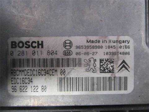 Foto 2ª: Centralita Motor ECU Citroen C3 1.6 16V HDI 90CV 66KW [9HX (DV6ATED4)] (2006)