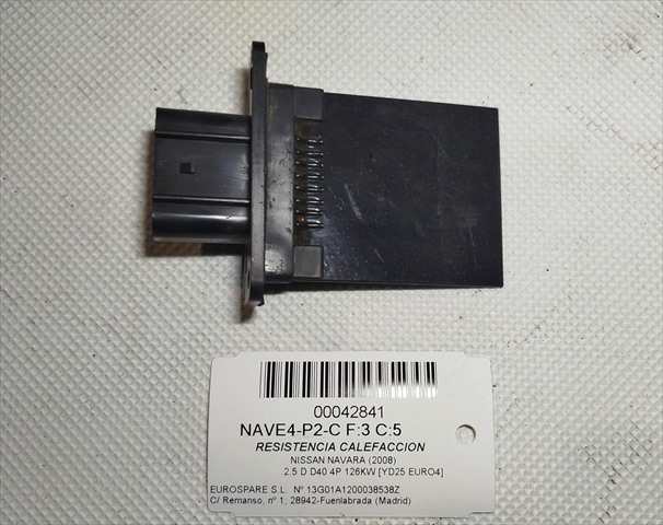 Foto 4ª: Calefacción Nissan Navara 2.5 D D40 4P [YD25 EURO4] (2008)