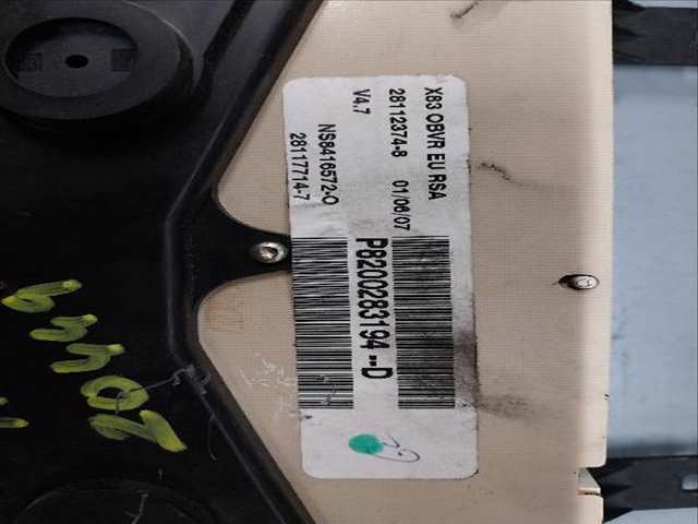 Foto 3ª: Cuadro de Instrumentos Renault Trafic 2.5 D [D-G9U B6] (2007)