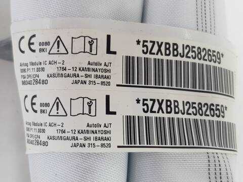 Foto 3ª: Airbag Cortina Delantero Izquierdo Citroen C4 FEEL PACK (2020)