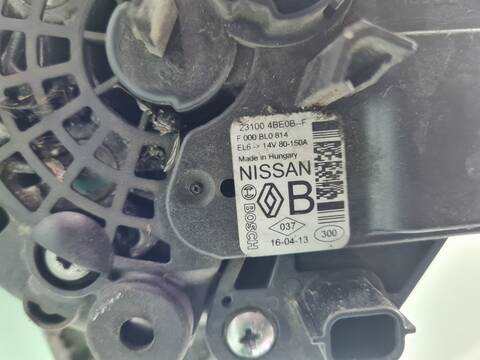 Foto 4ª: Alternador Nissan Qashqai ACENTA 131CV 96KW [R9M] (2016)