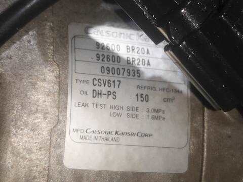 Foto 1ª: Compresor Aire Acondicionado Nissan Qashqai MR20DE (2010)