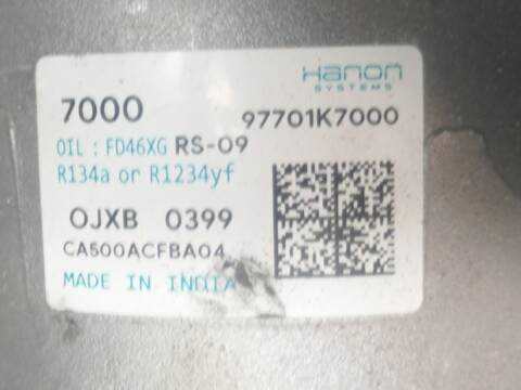 Compresor Aire Acondicionado Hyundai i10 1.0 67CV