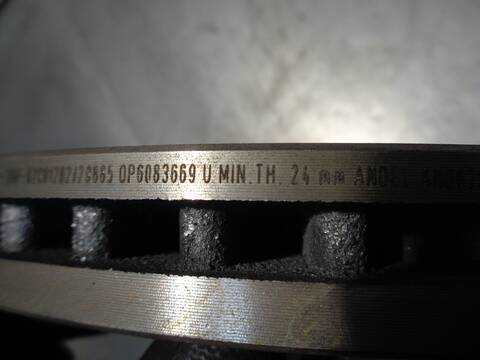 Foto 3ª: Disco Freno Delantero Peugeot 406 SLDT BERLINA 90CV 66KW [D-DHX] (1999)