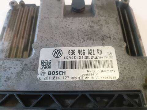 Foto 2ª: Centralita Motor ECU Volkswagen Touran ADVANCE 1 TDI 105CV (2006)
