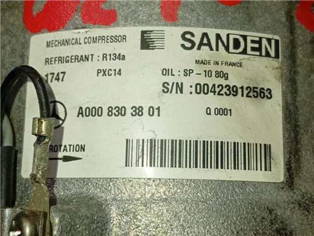 Foto 2ª: Compresor Aire Acondicionado Mercedes Clase C 160 2.1 C 220 D (205.304) [2.1 LTR. - 125 KW CDI CAT]