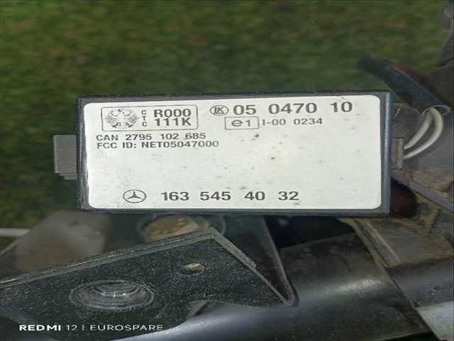 Foto 4ª: Antirrobo Mercedes Clase ML 270 2.7 D DCI [612963] (2000)