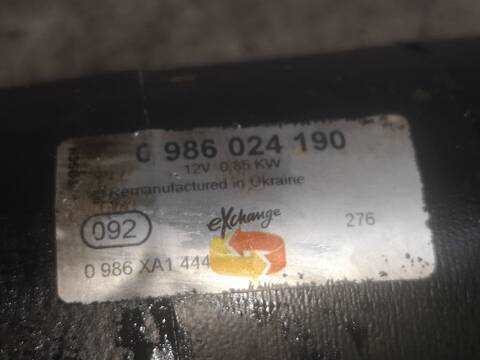 Motor de Arranque Renault Clio D7F720
