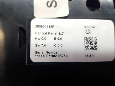 Foto 3ª: Sistema Audio Radio CD Renault Megane 1.5 DCI 90 B9A1) HATCHBACK 90CV 66KW IV HATCHBACK B9A/M/N_) [K9K656] (2016)