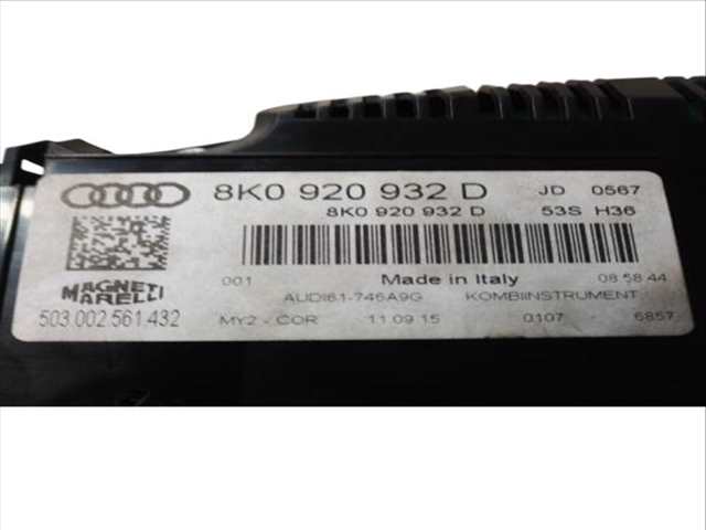Foto 2ª: Cuadro de Instrumentos Audi A4 2.0 TDI (2007)