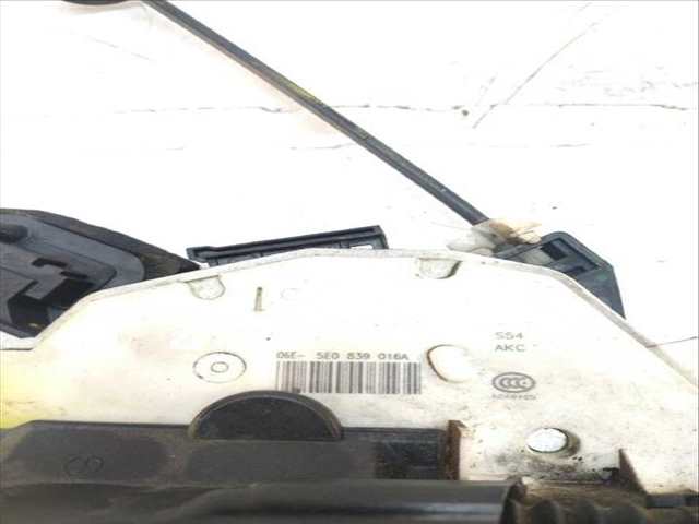 Foto 2ª: Cerradura Puerta Trasera Derecha Seat Toledo 1.6 TDI (2012)