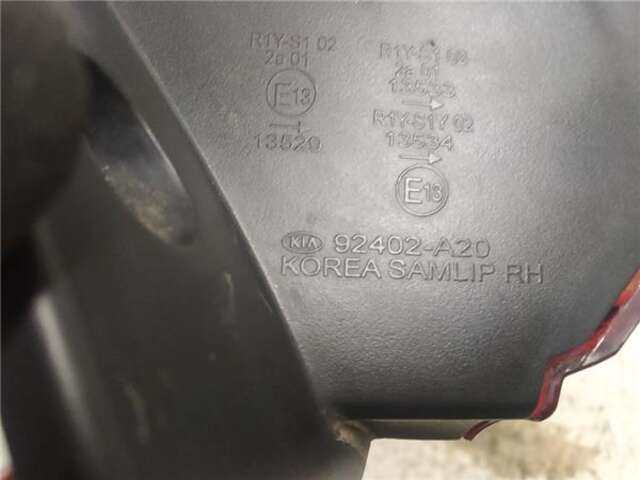 Foto 3ª: Piloto Trasero Derecho Kia Ceed 1.4 CONCEPT [1.4 LTR. - 66 KW CRDI CAT] (JD)(2012) [D4FC]