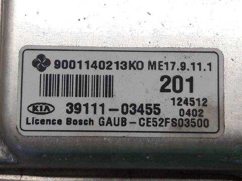 Foto 3ª: Centralita Motor ECU Kia Rio 1.2 CAT 86CV 63KW [G4LA] (2012)