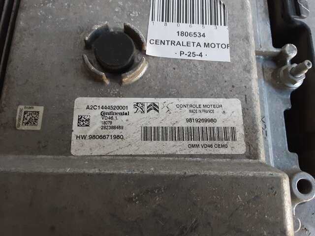 Centralita Motor ECU Citroen C4 1.2 PURETECH 110CV