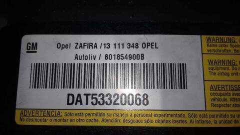 Foto 3ª: Airbag Delantero Izquierdo Opel Zafira 1.9 16V CDTI CAT Z 19 DTH - LRD) 150CV 110KW [Z19DTH] (2006)