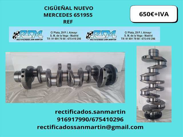 Cigüeñal Mercedes Sprinter DIESEL 4 PALAS-NUEVO