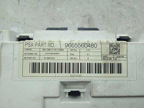 Foto 2ª: Cuadro de Instrumentos Citroen C5 2.0 HDI FAP BERLINA 140CV 103KW [RHFDW10BTED4] (2009)