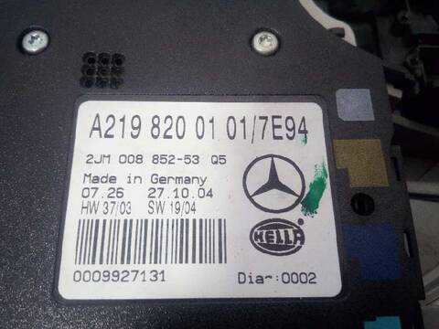 Luz Interior Mercedes Clase C 160 350 219.356) 272CV 200KW