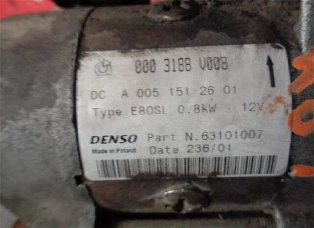 Foto 3ª: Motor de Arranque Smart City 0.6 CREAMSTYLE [0.6 LTR. - 45 KW TURBO CAT] [160920]