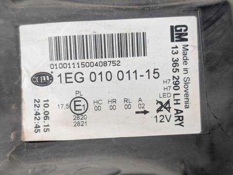 Foto 3ª: Faro Izquierdo Opel Astra B16DTL BERLINA (2016)