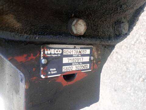 Foto 2ª: Puente Trasero Iveco Daily 35 C 12 35 S 12 AEKA14A1 AEKA14AA AEKA64A1 ... 116CV 85KW [F1AE0481B] (2003)