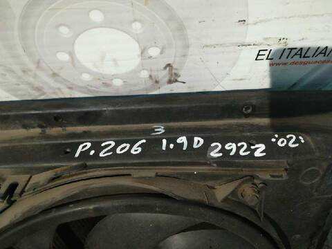 Foto 2ª: Electroventilador Peugeot 206 XR BERLINA 69CV 51KW [WJY] (2001)