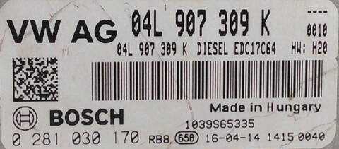 Foto 3ª: Centralita Motor ECU Volkswagen Caddy 2.0 TDI 122CV (2015)