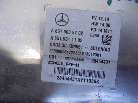 Foto 3ª: Centralita Motor ECU Mercedes Clase C 160 CLA 220 CDI 117.303) 177CV 130KW [651930] (2015)
