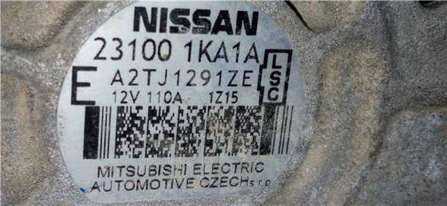 Alternador Nissan Juke 1.6 N-CONNECTA [1.6 LTR. - 86 KW 16V CAT]
