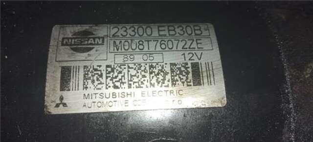 Motor de Arranque Nissan Pathfinder 2.5 DCI