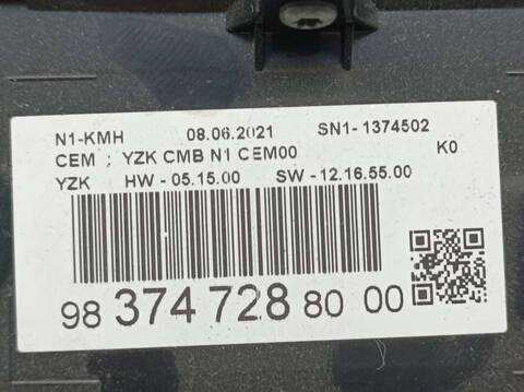 Foto 3ª: Cuadro de Instrumentos Toyota Proace FURGON 102CV 75KW [YH01] (2021)