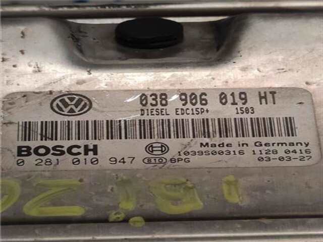 Foto 2ª: Centralita Motor ECU Seat Ibiza 1.9 TDI [AXR]
