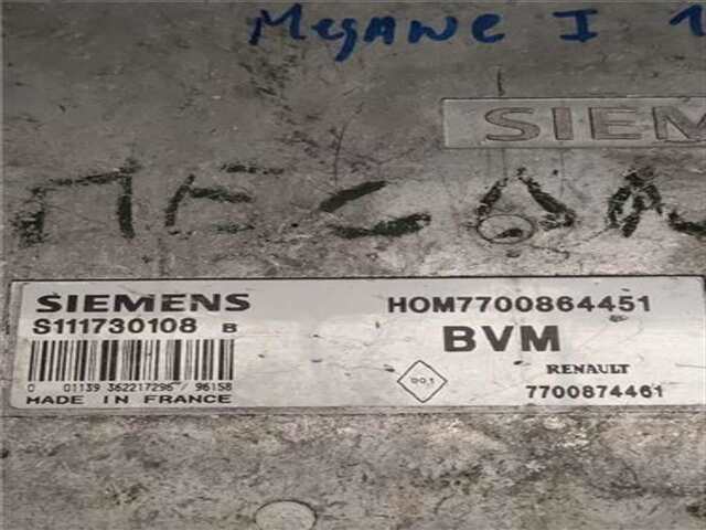 Foto 2ª: Centralita Motor ECU Renault Megane 1.4 16V (BA0D. BA1H. BA0W. BA10) I (BA0/1_) [K4J 750]
